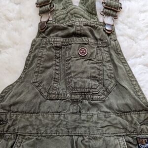 Zara baby kids overalls green 2/3 years